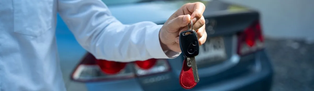 Entrega de llaves de coche