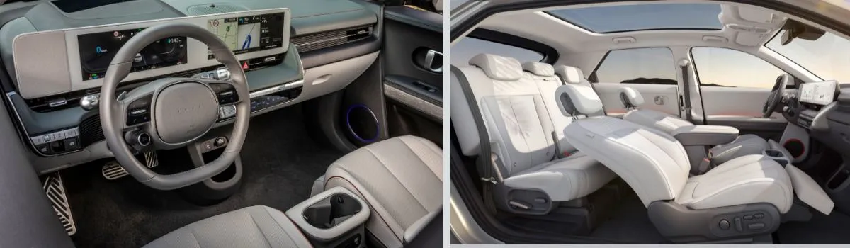 interior del Hyundai Ioniq 5