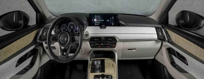 Interior del SUV 7 plazas CX-80