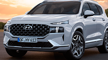 Hyundai Santa Fe plateado