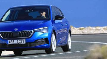 skoda scala azul