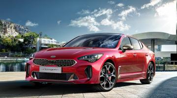 Kia stinger rojo