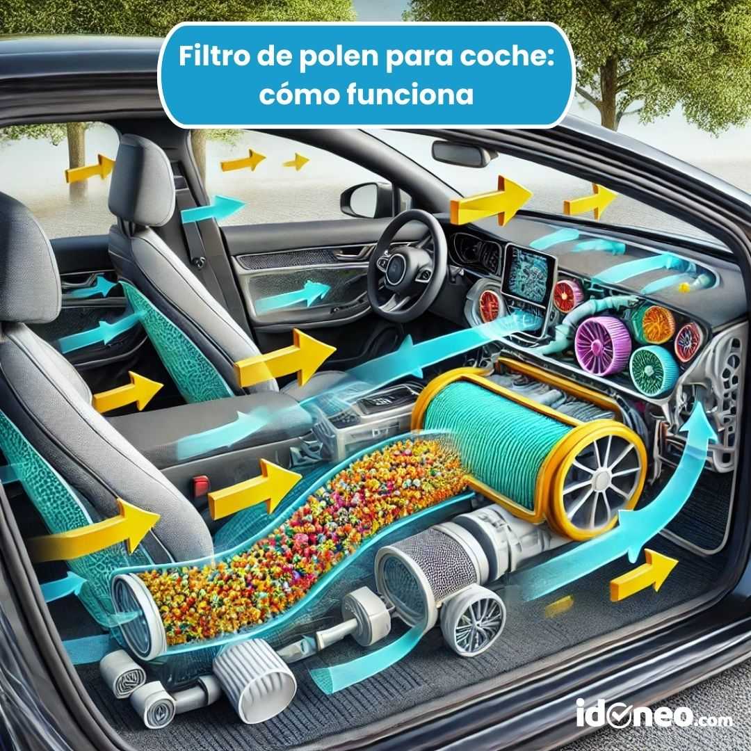 filtro de polen del coche cómo funciona