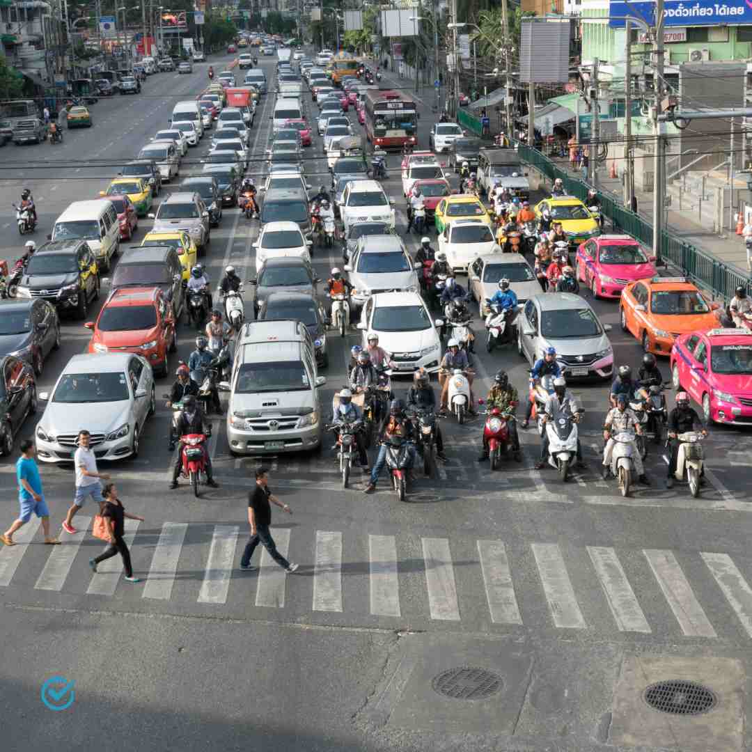 preferencia de cruce coches y motos