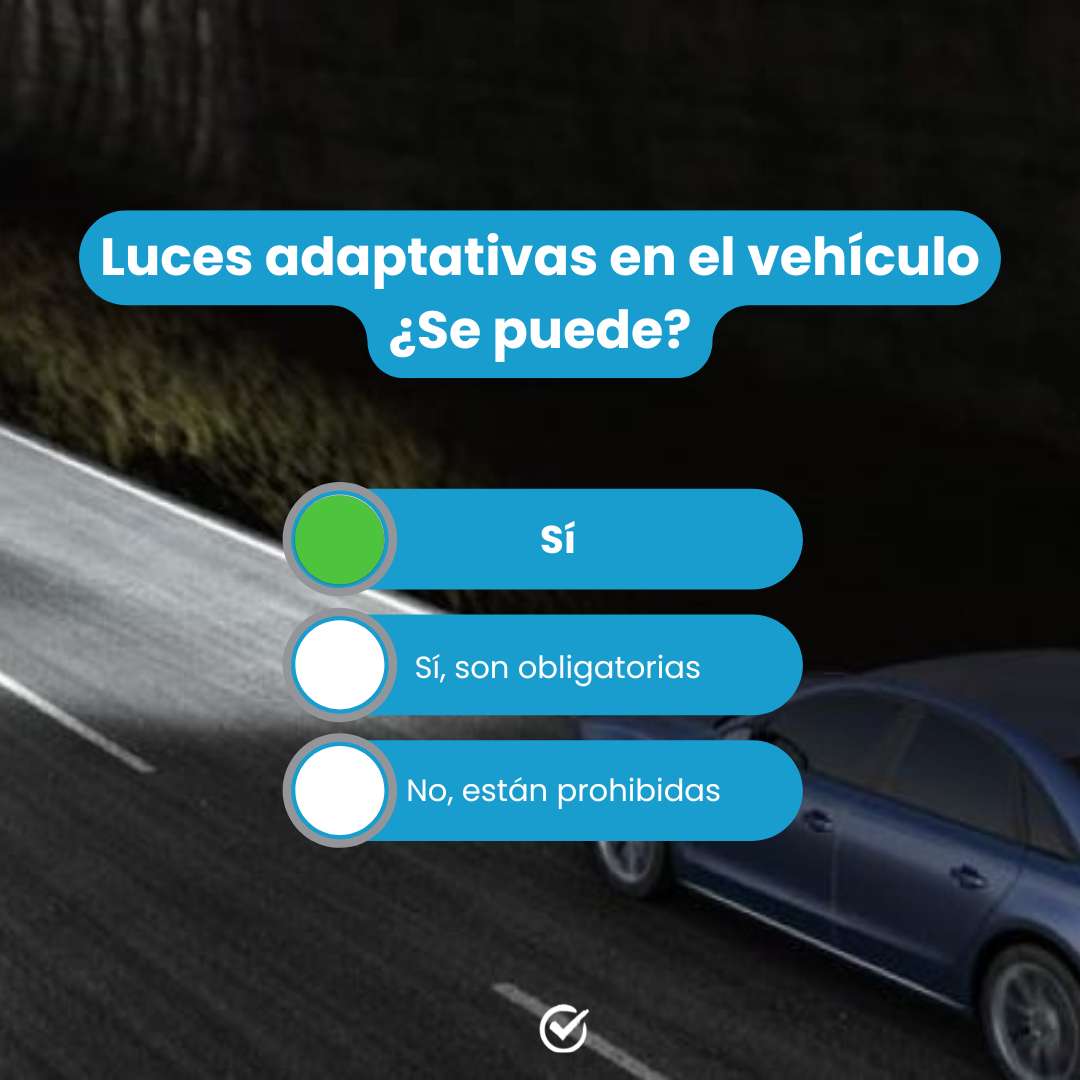 luces adaptativas en el auto