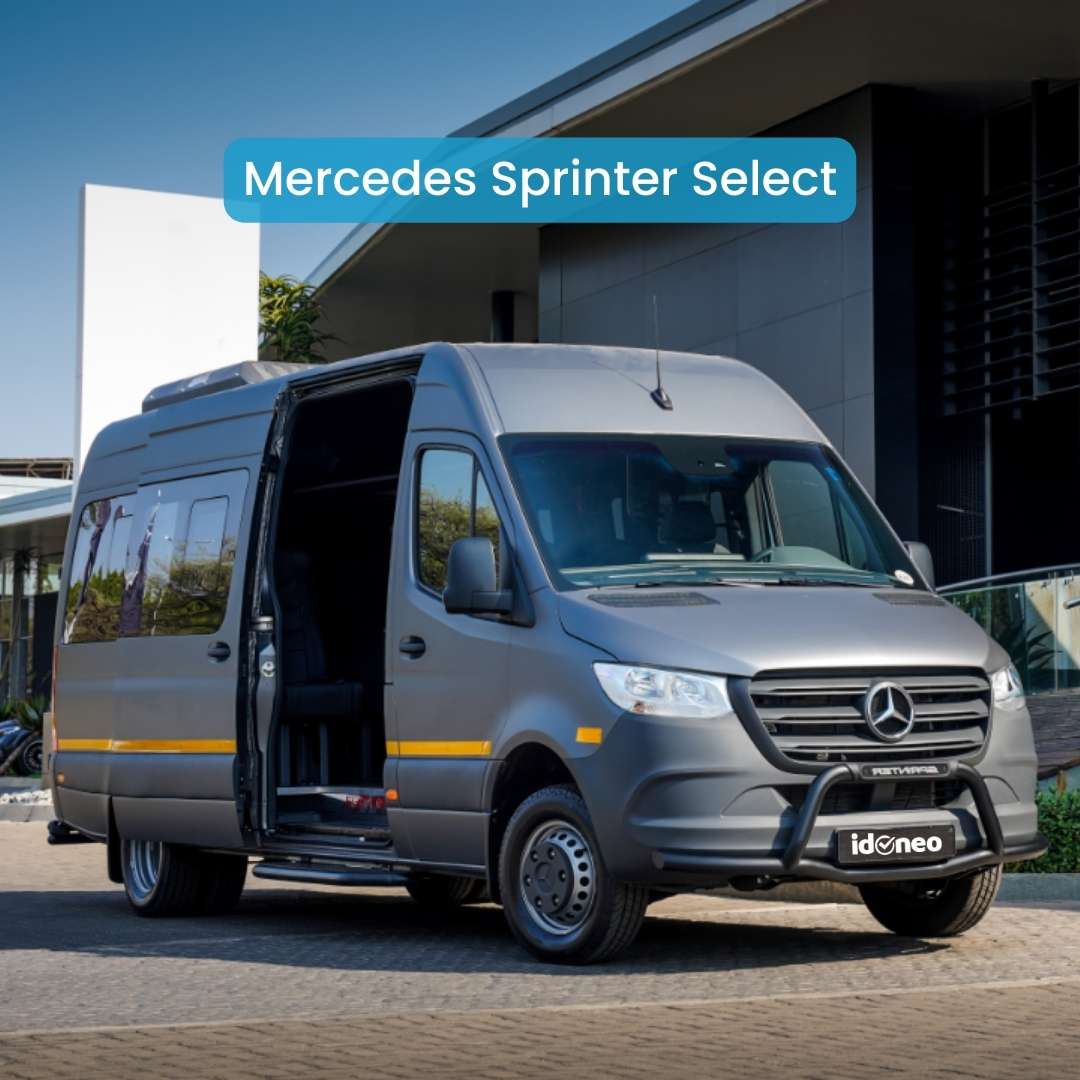 Mercedes Benz Sprinter Select. Mayor capacidad de carga en una furgoneta de reparto.