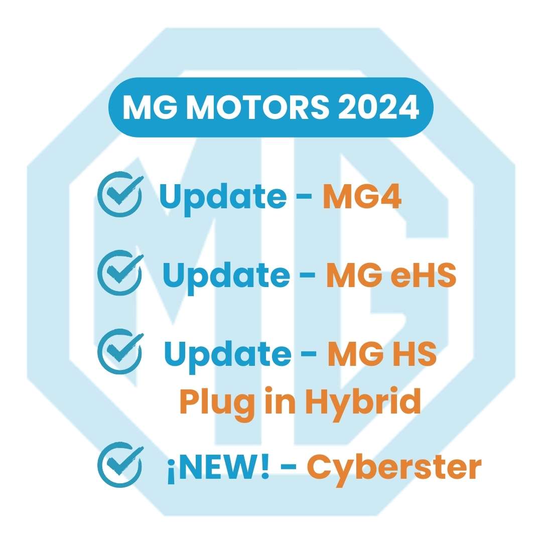 Novedades coches MG MOTORS 2024: MG4, MG eHS , MG HS, Cyberster
