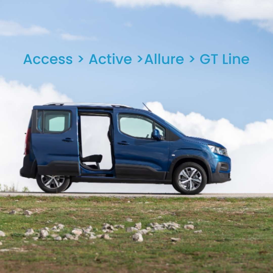 Acabados Rifter Peugeot: Access, active, allure, GT Line