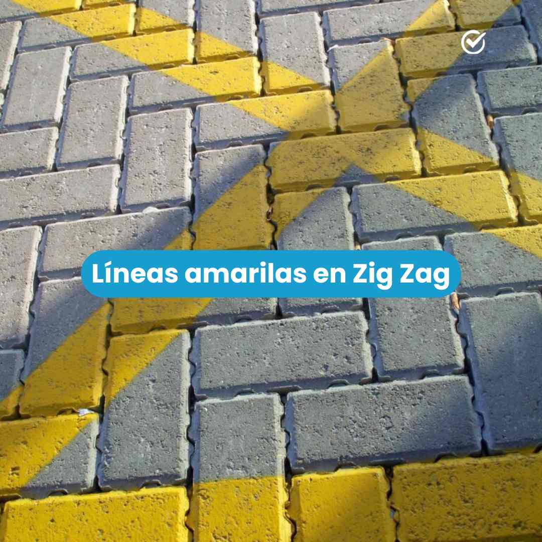 lineas amarillas zifg zag